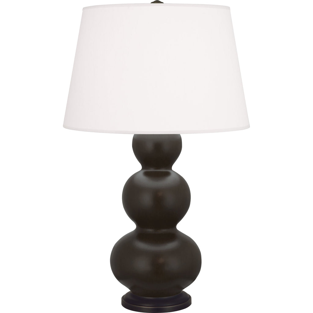 Matte Coffee Triple Gourd Table Lamp-Style Number MCF41.00