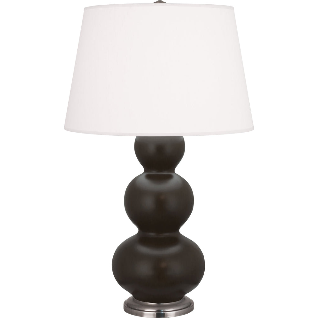 Matte Coffee Triple Gourd Table Lamp-Style Number MCF42.00