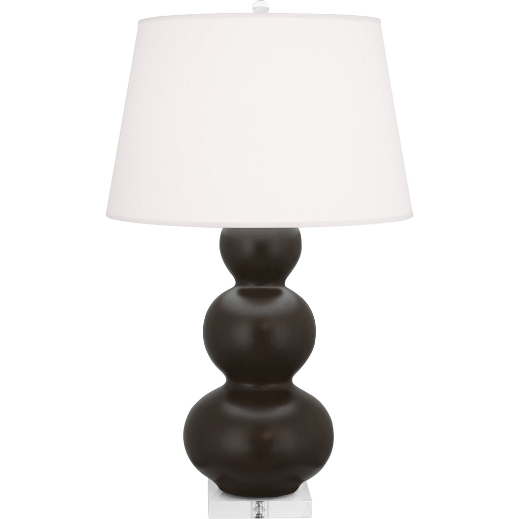 Matte Coffee Triple Gourd Table Lamp-Style Number MCF43.00