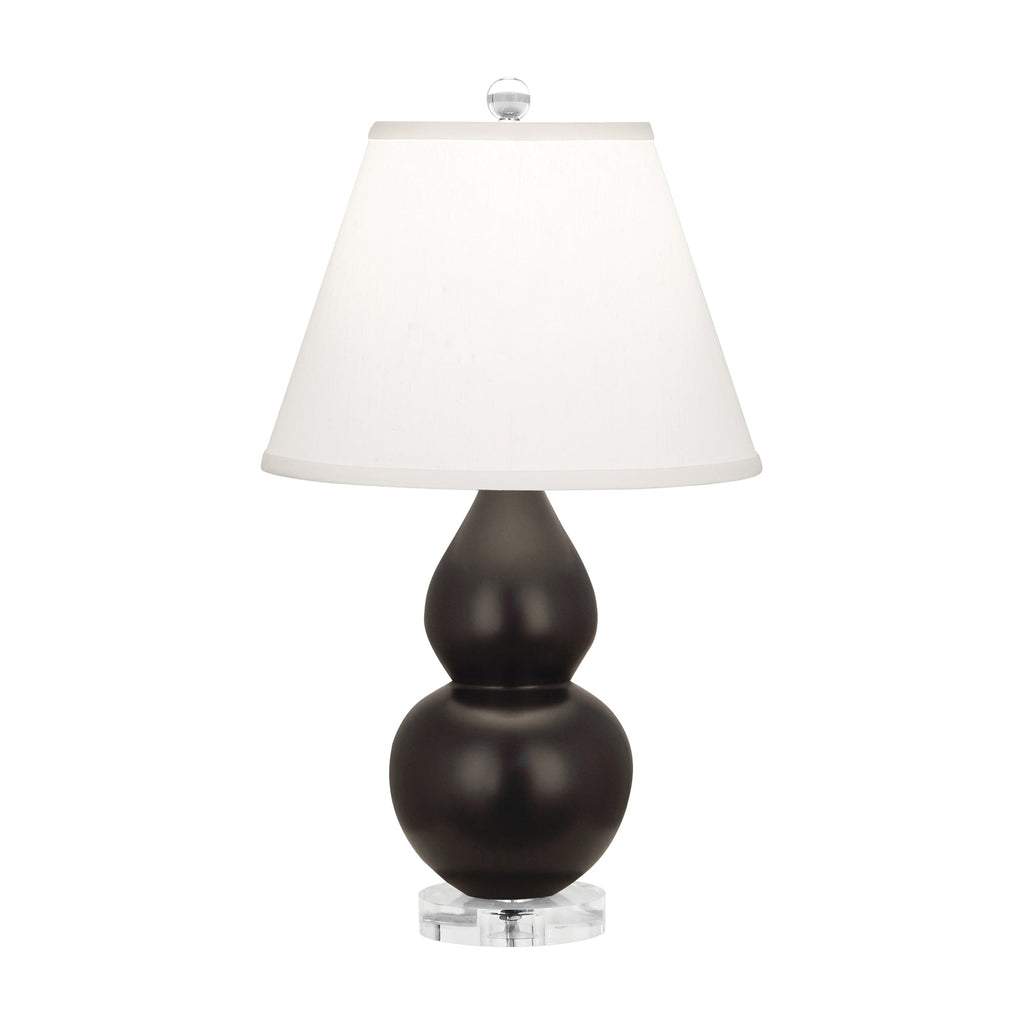 Matte Coffee Small Double Gourd Accent Lamp-Style Number MCF53.00