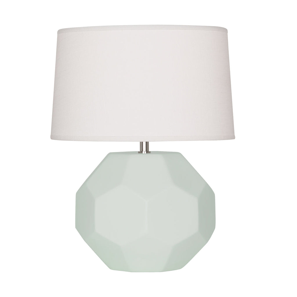 Matte Celadon Franklin Accent Lamp-Style Number MCL02