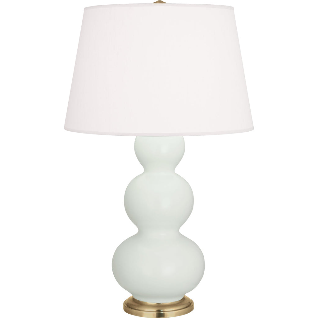 Matte Celadon Triple Gourd Table Lamp-Style Number MCL40