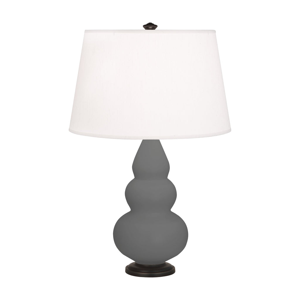 Matte Ash Small Triple Gourd Accent Lamp-Style Number MCR31