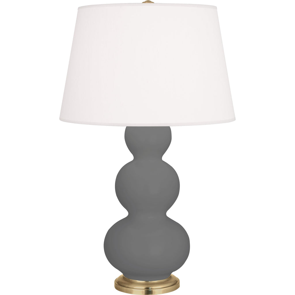 Matte Ash Triple Gourd Table Lamp-Style Number MCR40