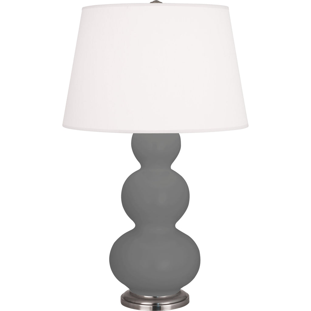 Matte Ash Triple Gourd Table Lamp-Style Number MCR42