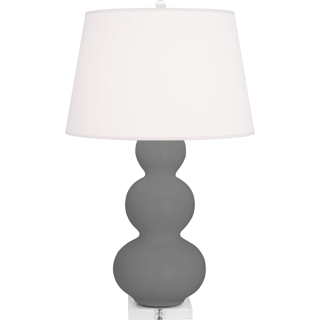 Matte Ash Triple Gourd Table Lamp-Style Number MCR43