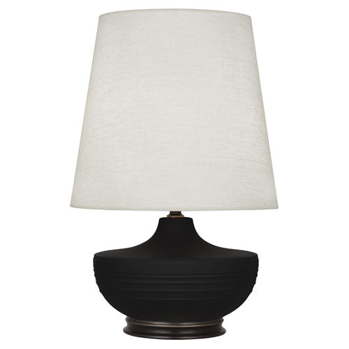 Matte Dark Coal Michael Berman Nolan Table Lamp-Style Number MDC25.00