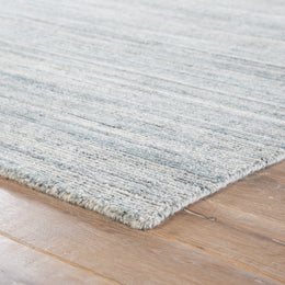 Jaipur Living Vassa Handmade Solid Blue/ Gray Runner Rug