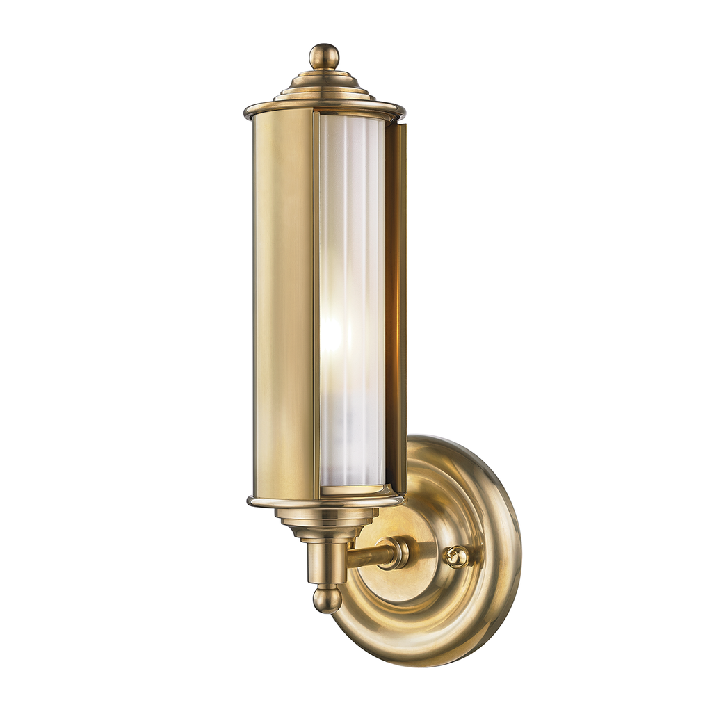 Classic No.1 Wall Sconce 12" - Aged Brass