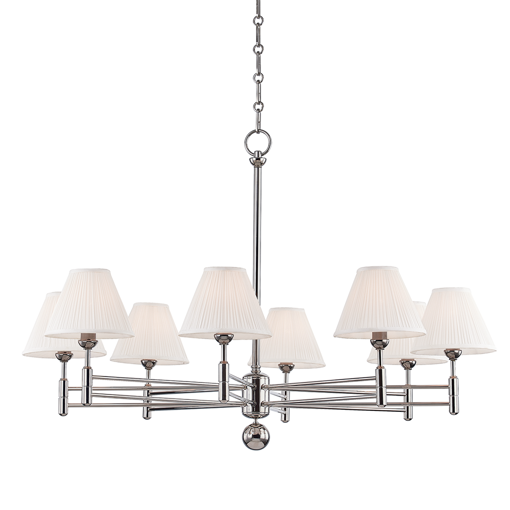 Classic No.1 Chandelier - Polished Nickel