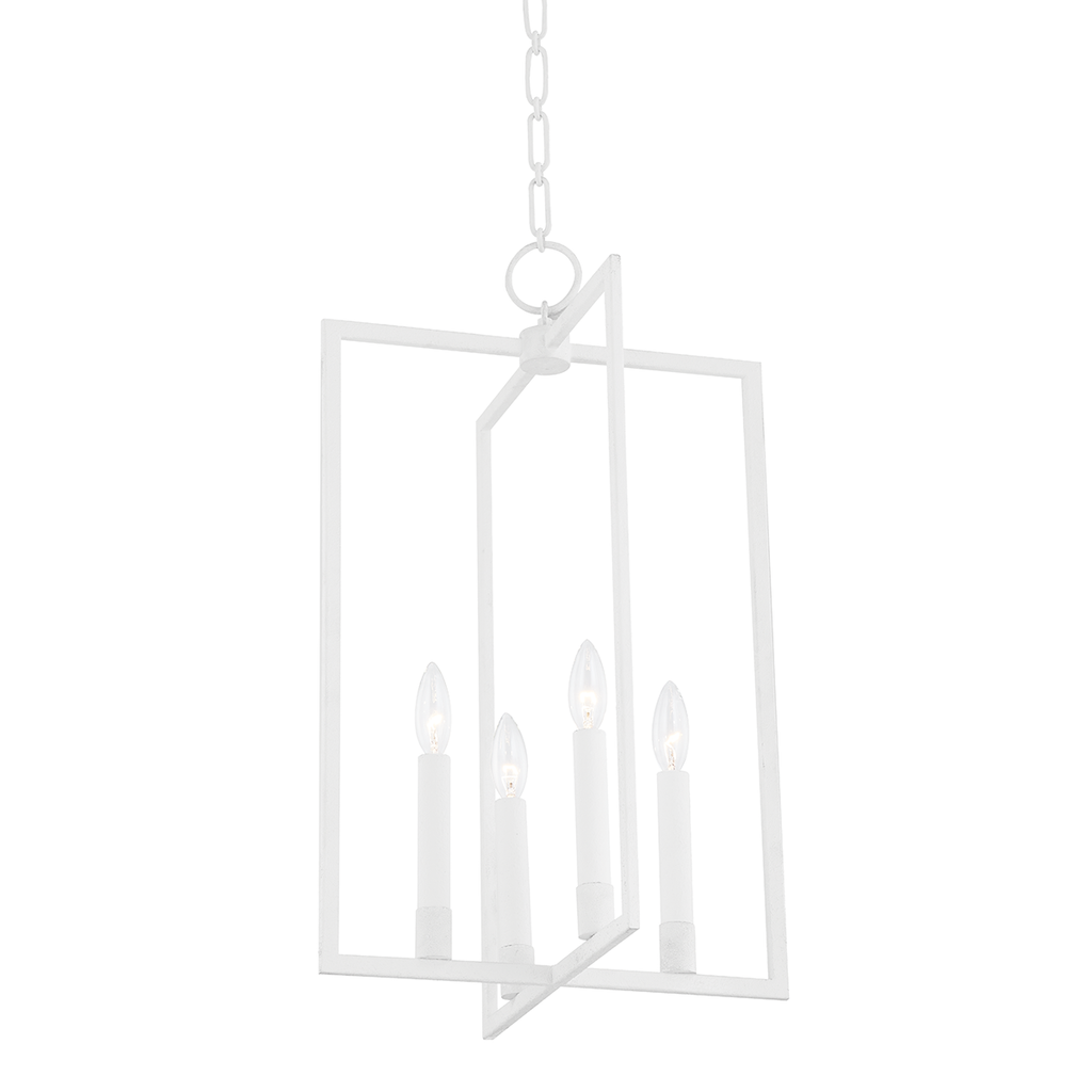 Middleborough 4 Light Medium Pendant - White Plaster