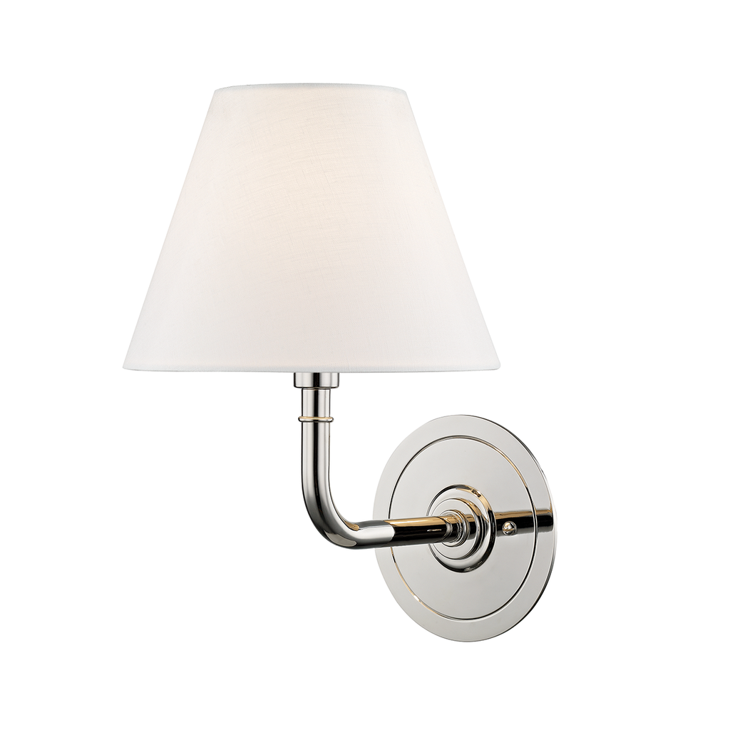 Signature No.1 Wall Sconce 11" - Polished Nickel