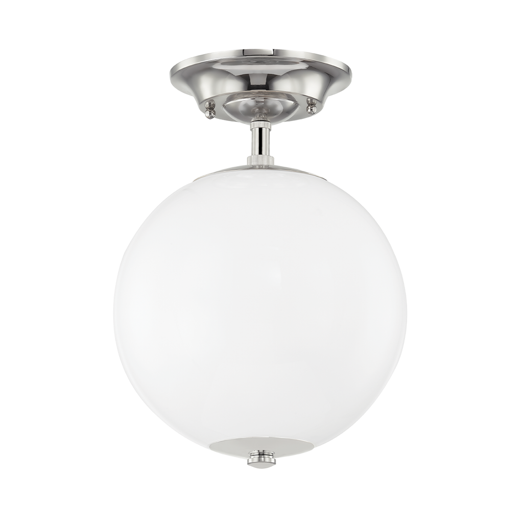 Sphere No.1 Semi Flush - Polished Nickel