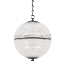 Sphere No. 3 1 Light Large Pendant - Distressed Bronze