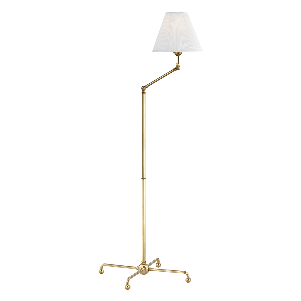 Classic No.1 Floor Lamp - Aged Brass
