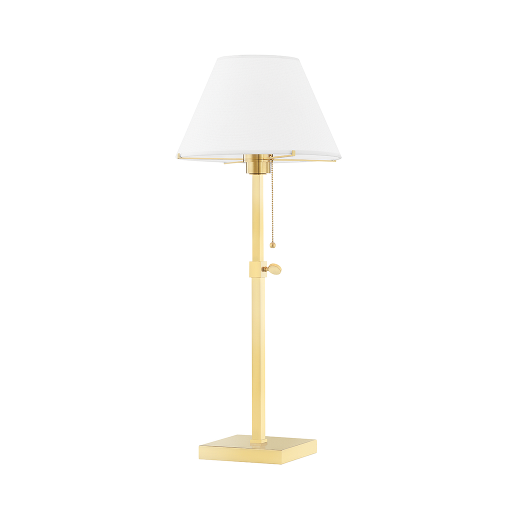 Leeds Table Lamp - Aged Brass