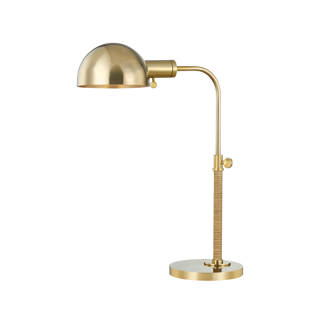 Devon Table Lamp - Aged Brass