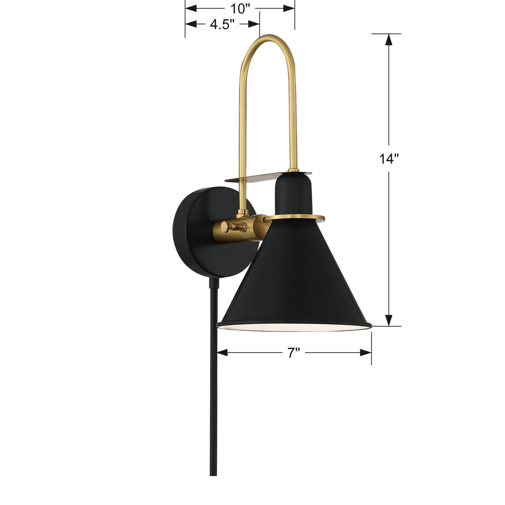 Medford 1 Light Task Sconce