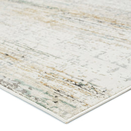 Vibe by Jaipur Living Mathis Abstract Ivory/ Gold Runner Rug