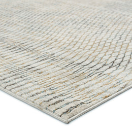 Vibe by Jaipur Living Pierre Trellis Gray/ Gold Runner Rug