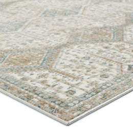 Vibe by Jaipur Living Roane Trellis Gold/ Light Blue Runner Rug