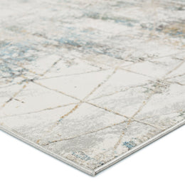 Vibe by Jaipur Living Arya Trellis Gray/ Light Blue Runner Rug