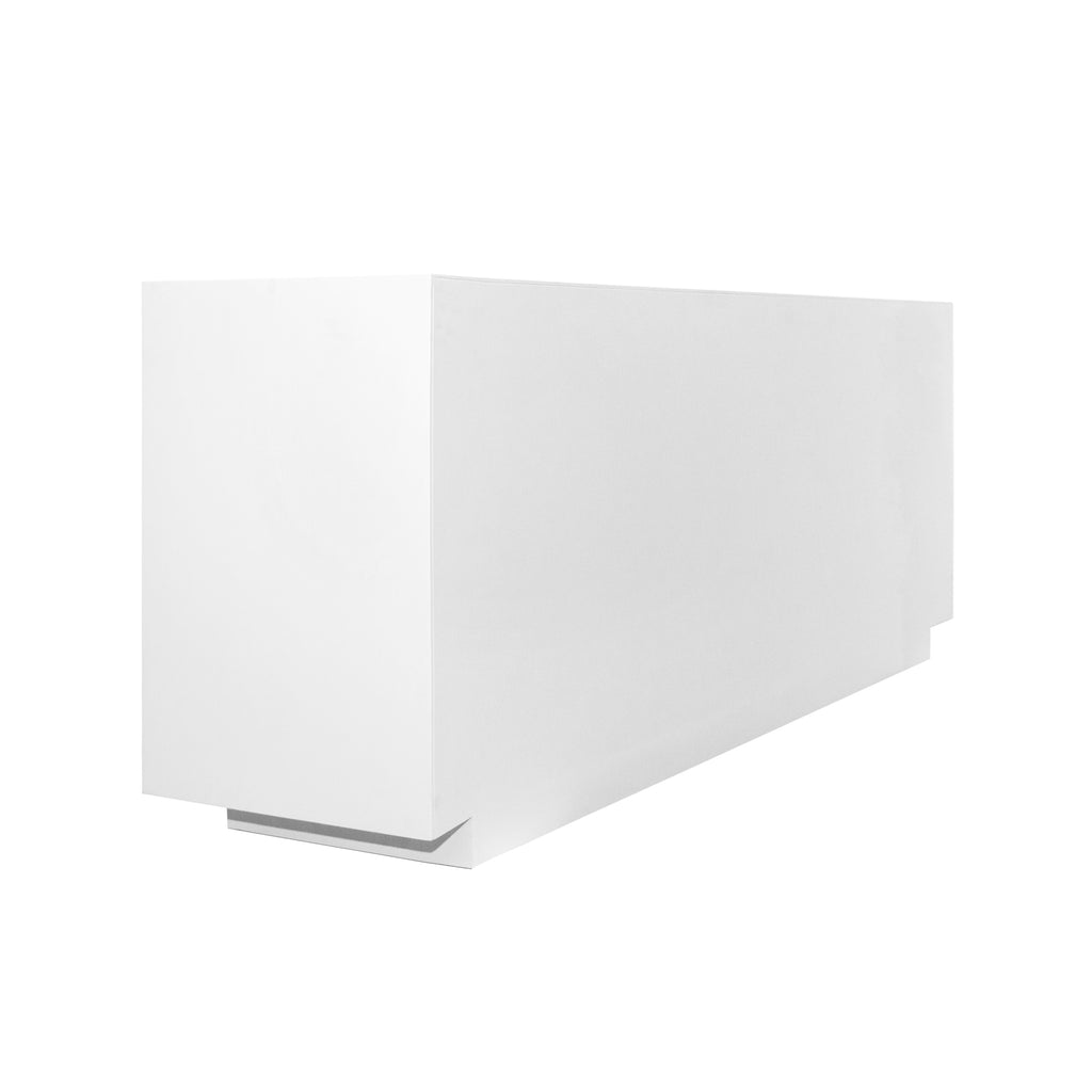 Melrose Matte White Lacquer Cabinet