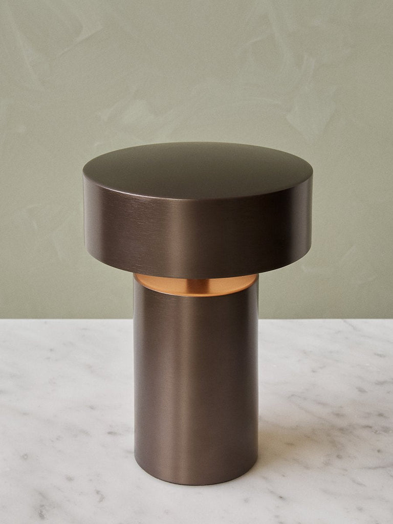 Column, LED Table Lamp, Bronze