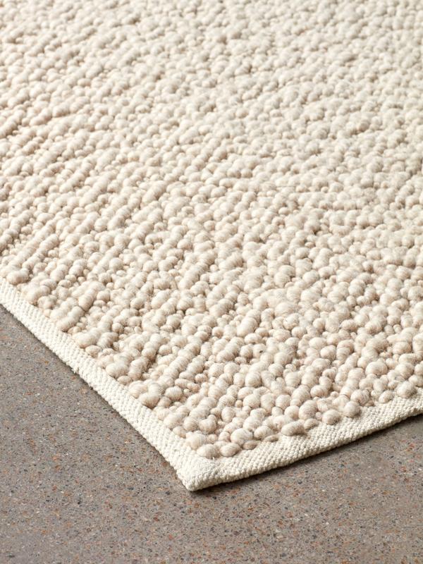 Gravel Rug, 78x118, Ivory