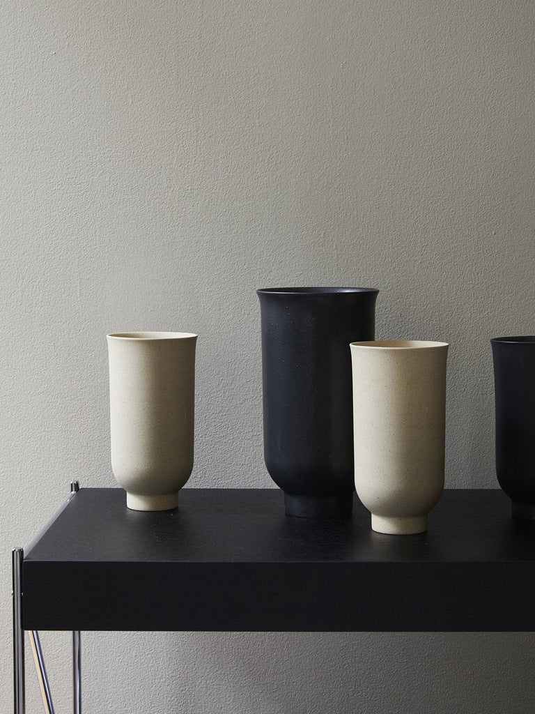 Cyclades Vase, Large, Black