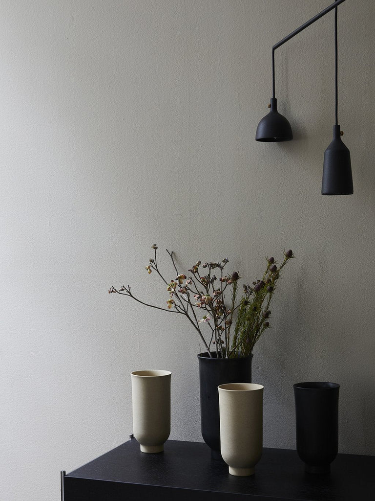 Cyclades Vase, Small, Black