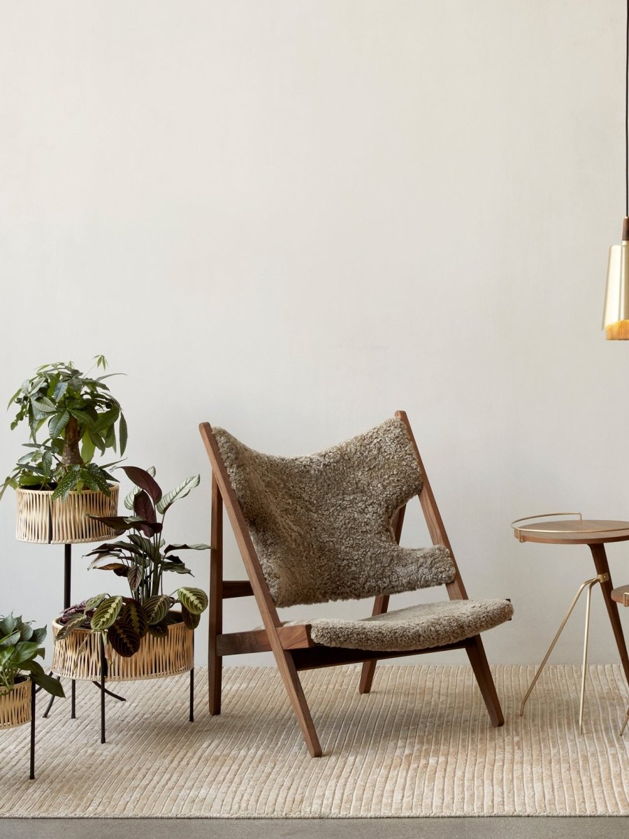 Knitting Chair in Sheepskin, Natural Oak | Nature