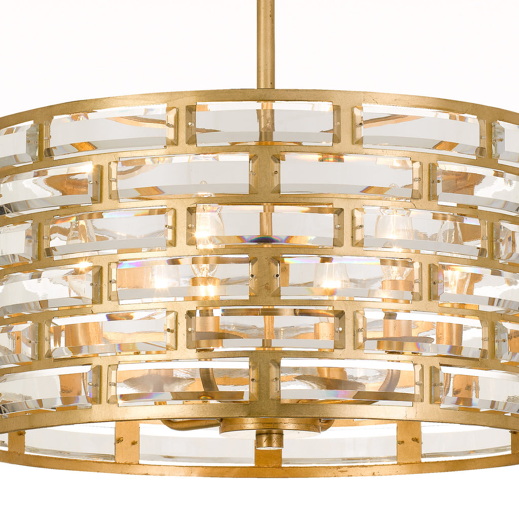 Meridian 6 Light Pendant