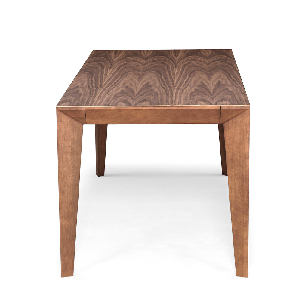 Luce Rectangular Dining Table with a Walnut Veneered Table Top