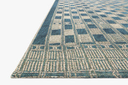 MIK-08 Area Rug, Blue / Ivory