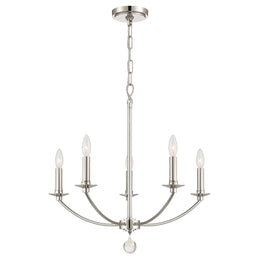 Mila 5 Light Chandelier