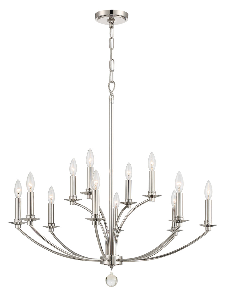 Mila 12 Light Chandelier