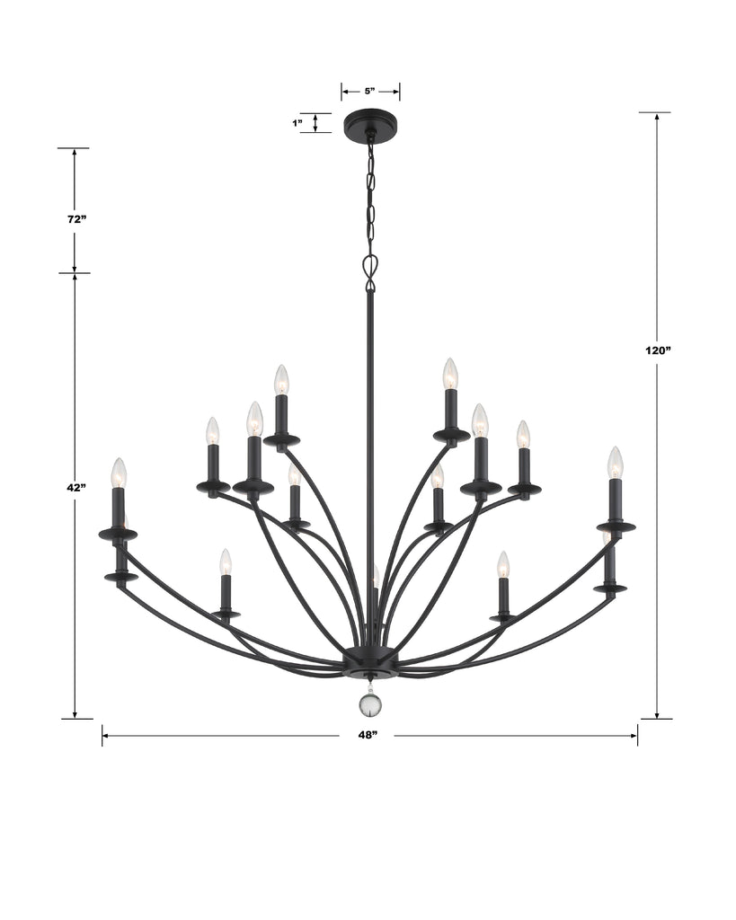 Mila 5 Light Chandelier