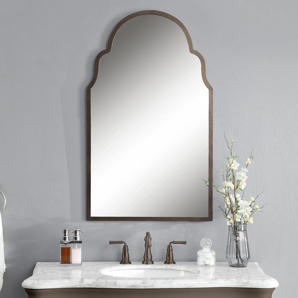 Brayden Arch Metal Mirror