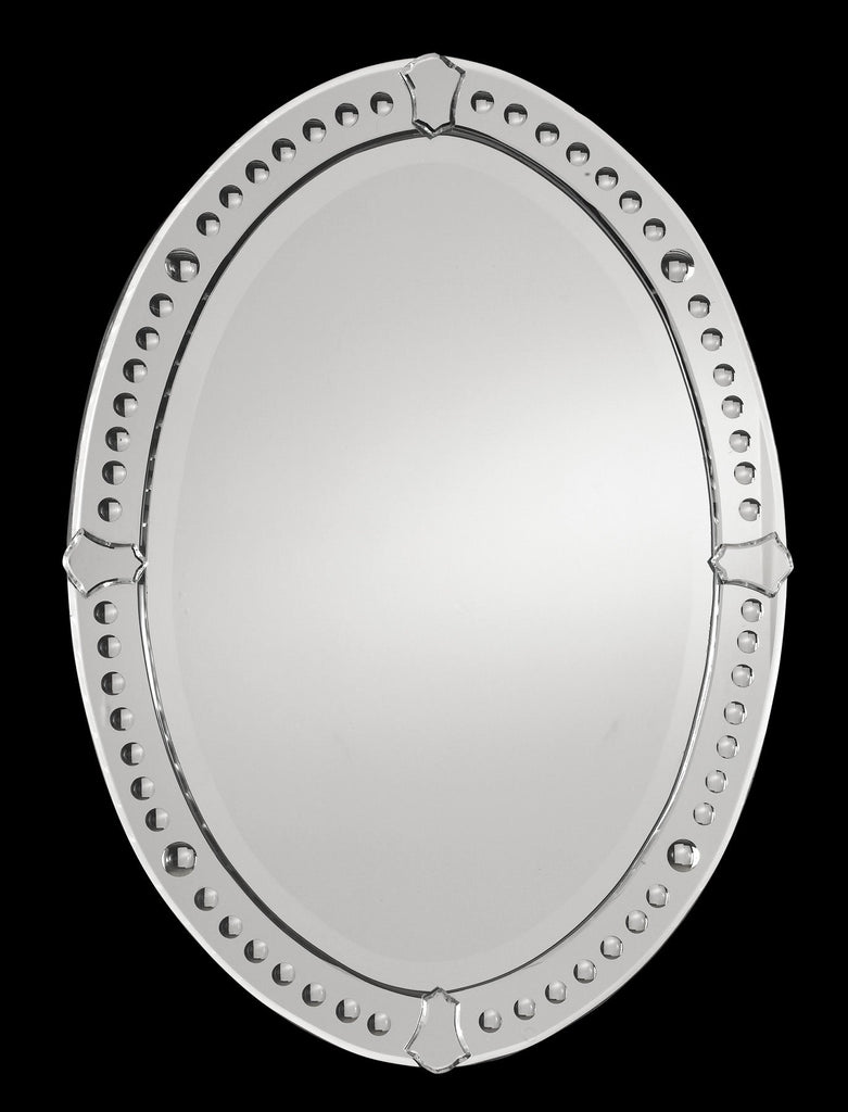 Graziano Frameless Oval Mirror