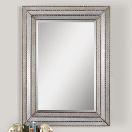 Seymour Antique Silver Mirror