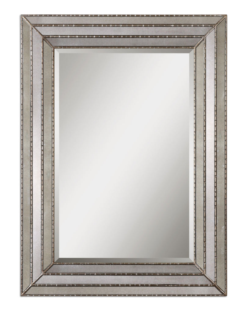 Seymour Antique Silver Mirror