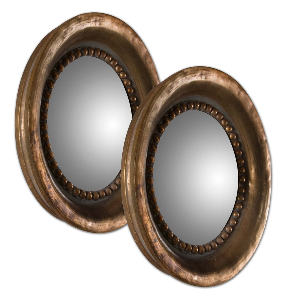 Tropea Rounds Wood Mirror Set of 2