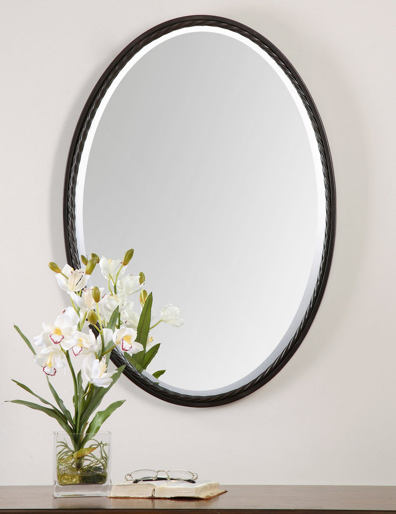 Casalina Oil Rubbed Bronze Oval Mirror