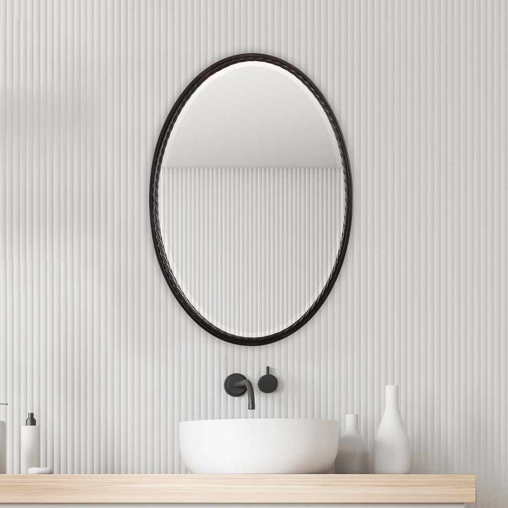 Casalina Oil Rubbed Bronze Oval Mirror