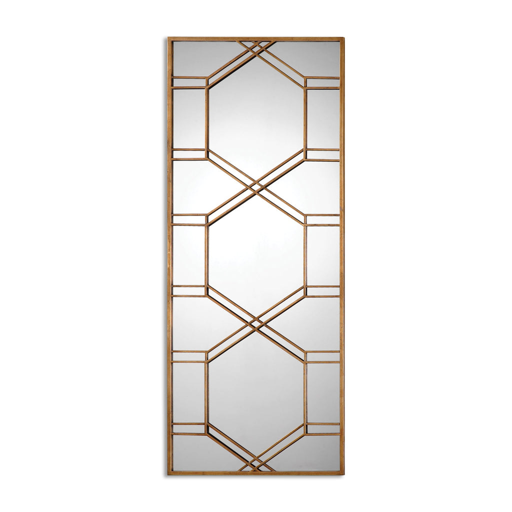 Kennis Gold Leaf Leaner Mirror