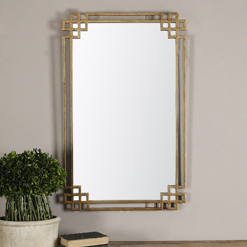 Devoll Antique Gold Mirror