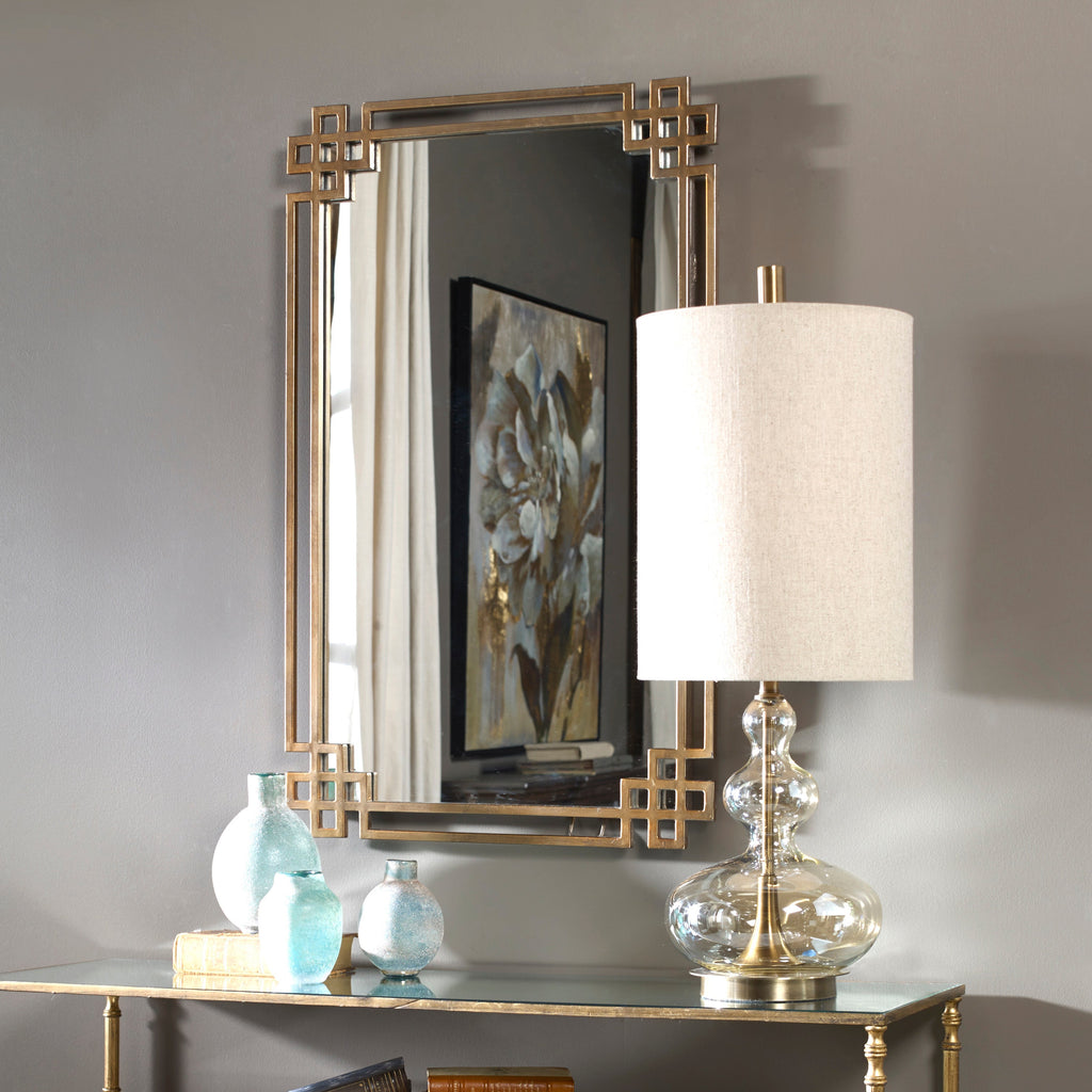 Devoll Antique Gold Mirror