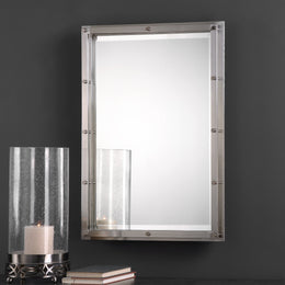 Manning Brushed Nickel Mirror