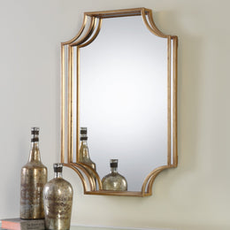 Lindee Gold Wall Mirror